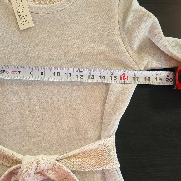 Roolee Mom Cotton Dress Bump Friendly Cream Comfortable Medium NWT Minimal - Picture 6 of 9